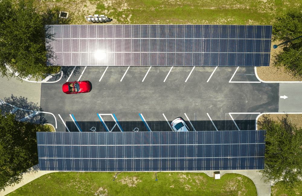 solar canopy or carport